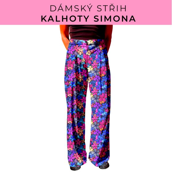 Dámský střih - kalhoty Simona