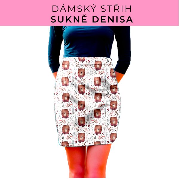 Dámský střih - Dámská sukně Denisa