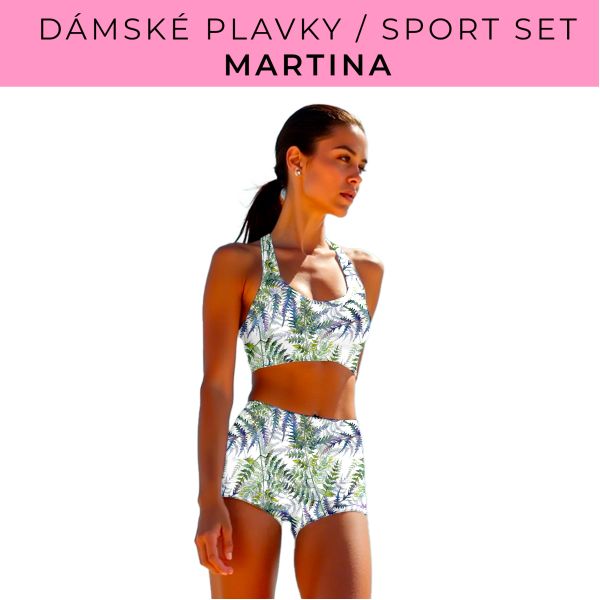 Dámský střih - plavky / sportovní set Martina