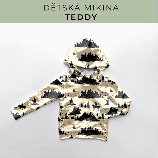 DĚTSKÝ střih - Mikina Teddy