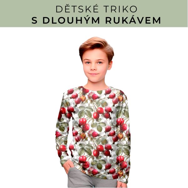 DĚTSKÝ střih - triko dlouhý rukáv