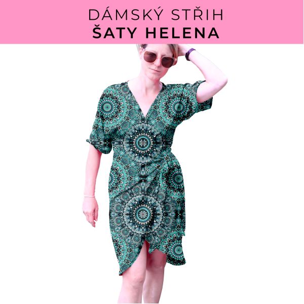 Dámský střih na šaty  Helena