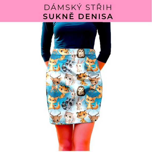 Dámský střih - Dámská sukně Denisa