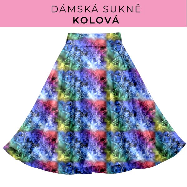 DÁMSKÝ střih - Kolová sukně