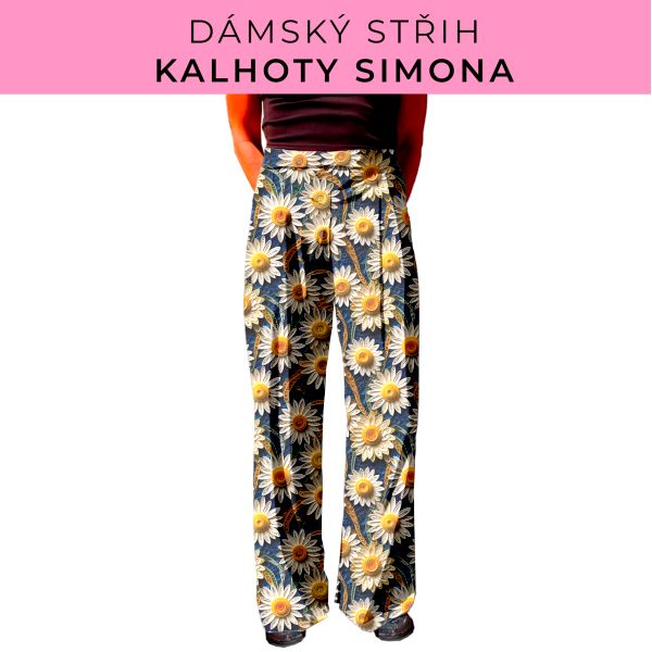 Dámský střih - kalhoty Simona