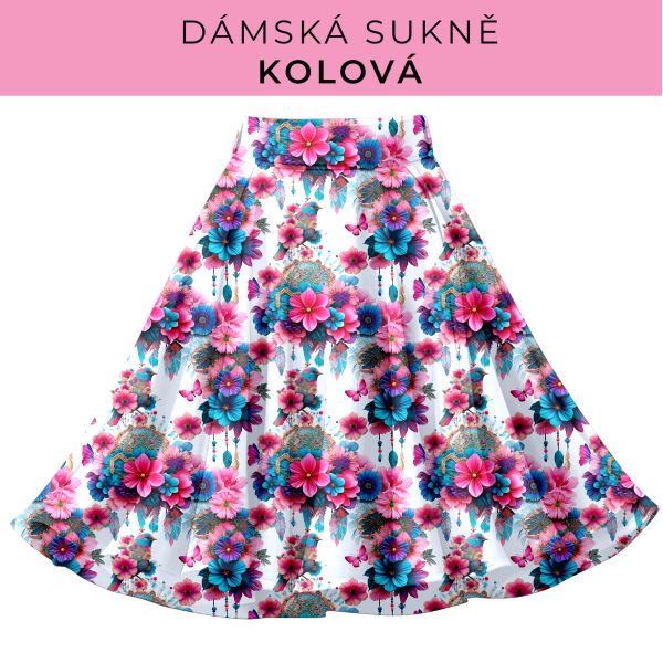 DÁMSKÝ střih - Kolová sukně