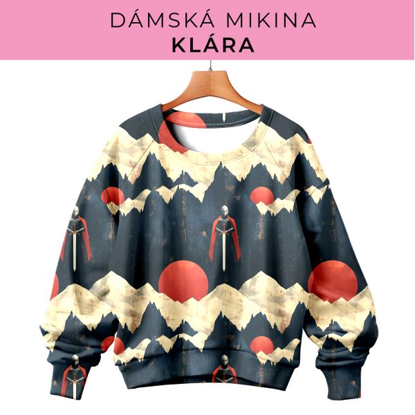 DÁMSKÝ střih - mikina Klára