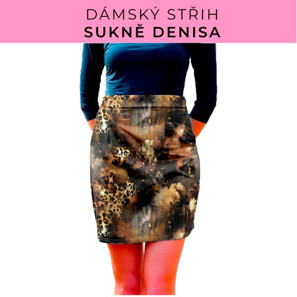 Dámský střih - Dámská sukně Denisa
