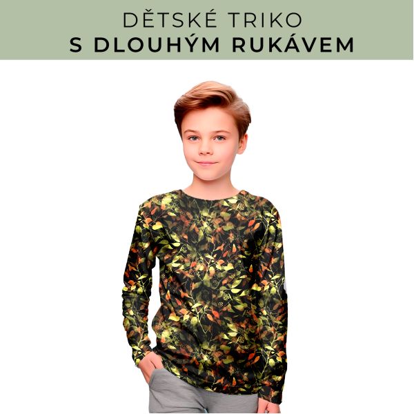 DĚTSKÝ střih - triko dlouhý rukáv