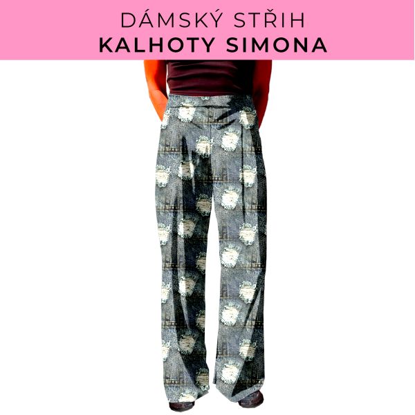 Dámský střih - kalhoty Simona