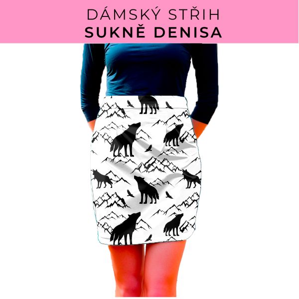 Dámský střih - Dámská sukně Denisa