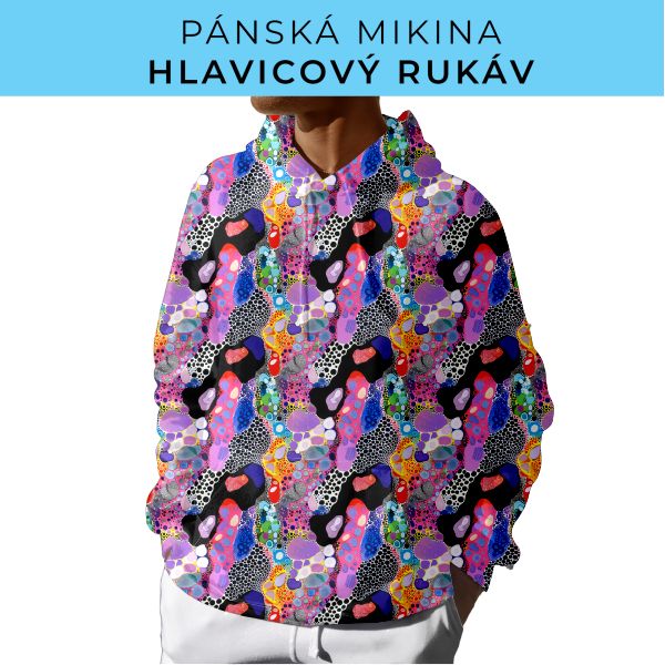 PÁNSKÝ střih - mikina s kapucí