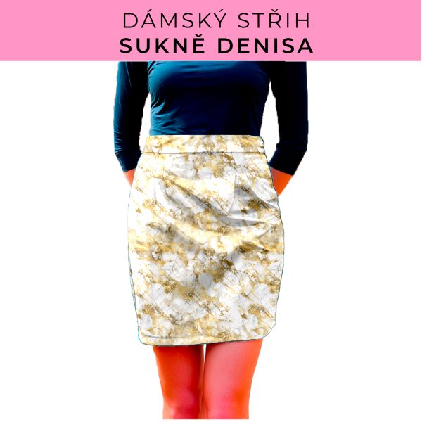 Dámský střih - Dámská sukně Denisa