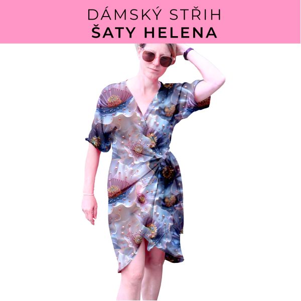 Dámský střih na šaty  Helena