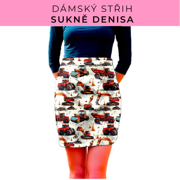 Dámský střih - Dámská sukně Denisa