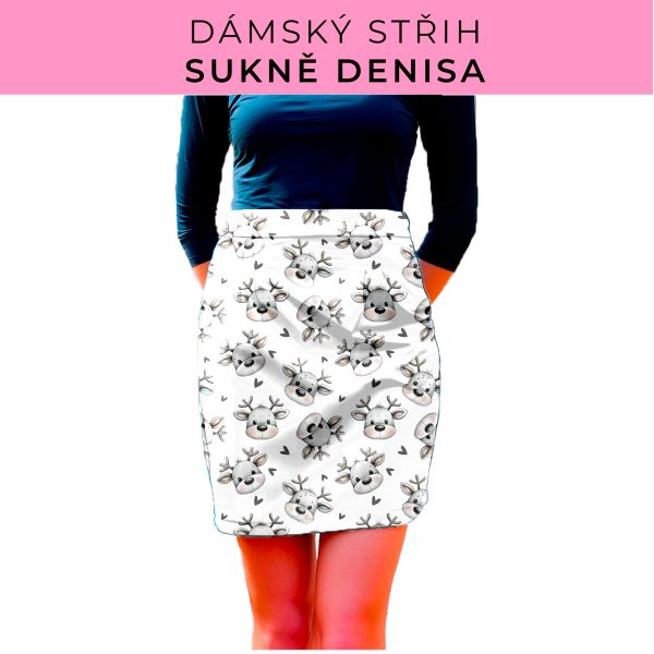 Dámský střih - Dámská sukně Denisa