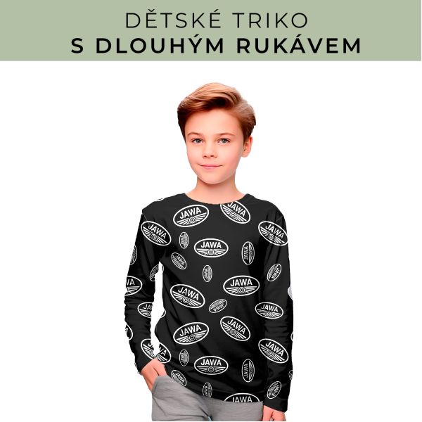 DĚTSKÝ střih - triko dlouhý rukáv