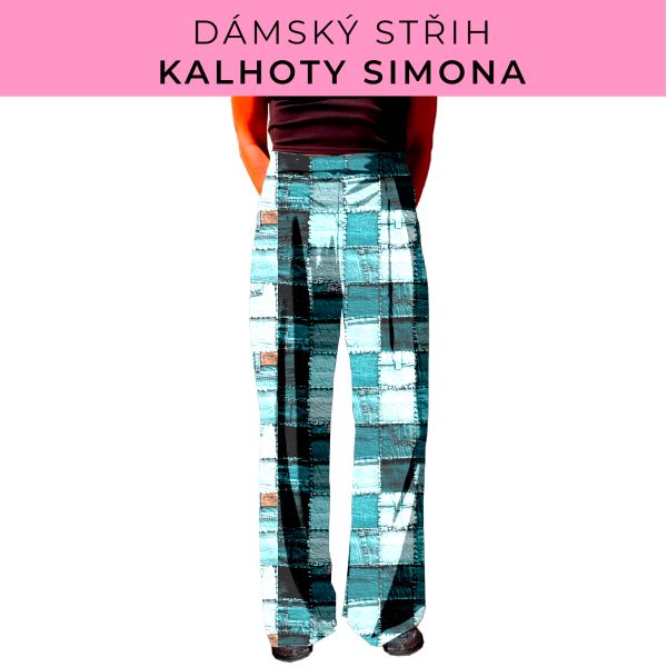 Dámský střih - kalhoty Simona