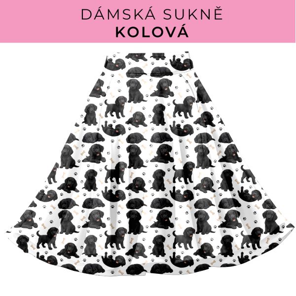 DÁMSKÝ střih - Kolová sukně