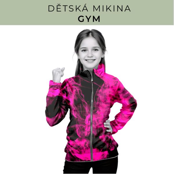 Dětská střih - mikina GYM