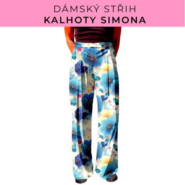 Dámský střih - kalhoty Simona