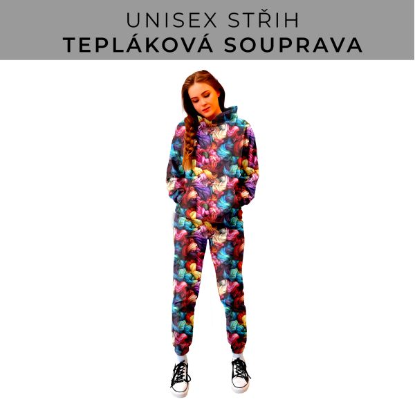 DÁMSKÝ střih - SET mikina a tepláky 
