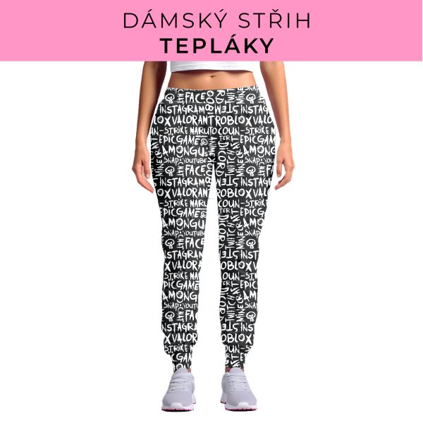 DÁMSKÝ střih - tepláky