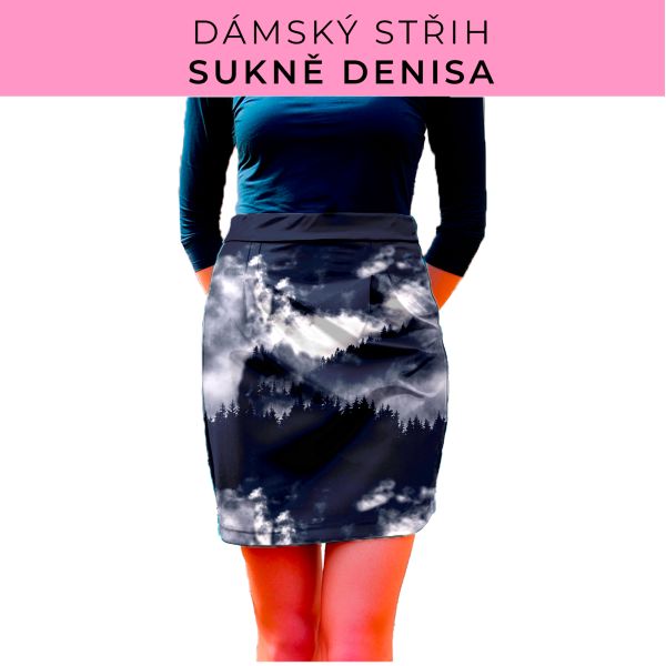 Dámský střih - Dámská sukně Denisa