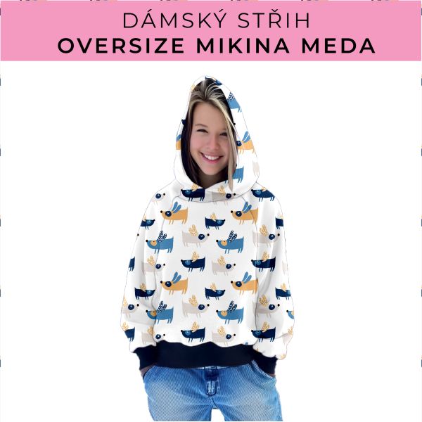 Dámský střih - mikina Meda