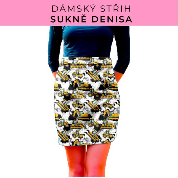 Dámský střih - Dámská sukně Denisa