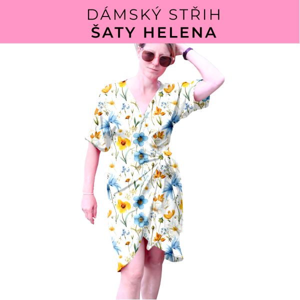 Dámský střih na šaty  Helena