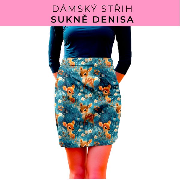 Dámský střih - Dámská sukně Denisa