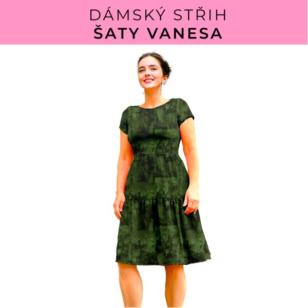 Dámský střih šaty Vanesa