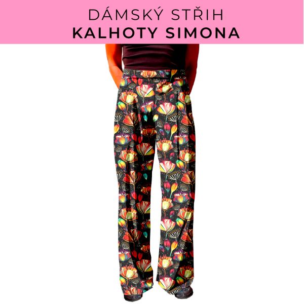 Dámský střih - kalhoty Simona