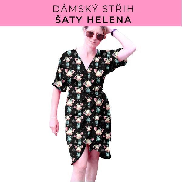 Dámský střih na šaty  Helena