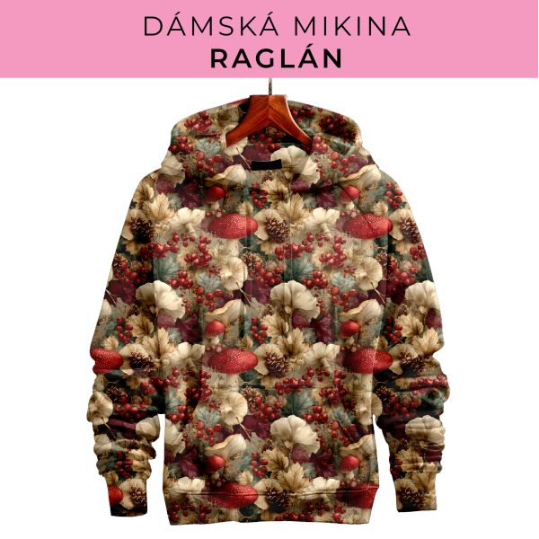 DÁMSKÝ střih - mikina raglán