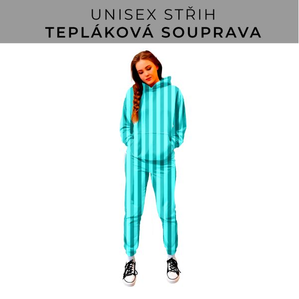 DÁMSKÝ střih - SET mikina a tepláky 