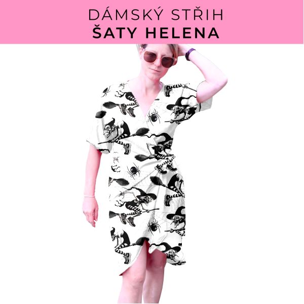Dámský střih na šaty  Helena