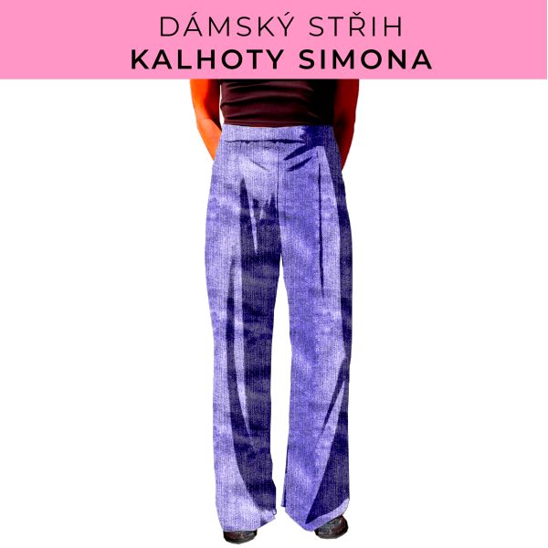 Dámský střih - kalhoty Simona