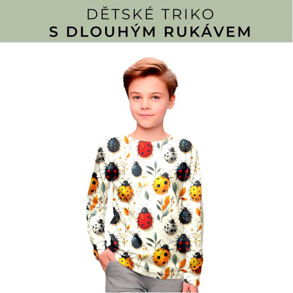 DĚTSKÝ střih - triko dlouhý rukáv