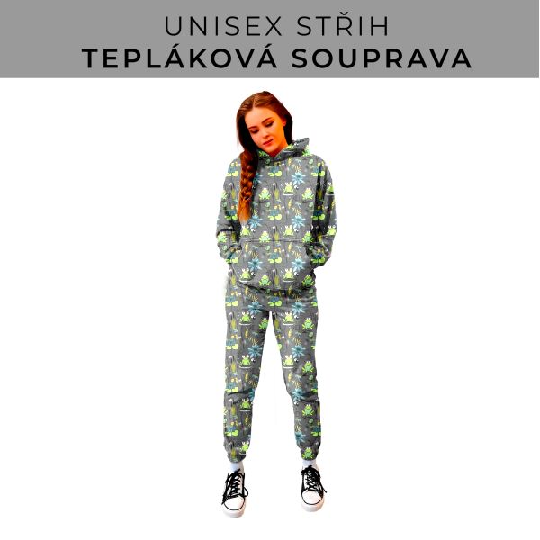 DÁMSKÝ střih - SET mikina a tepláky 
