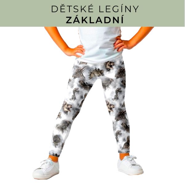 DĚTSKÝ střih - legíny základní
