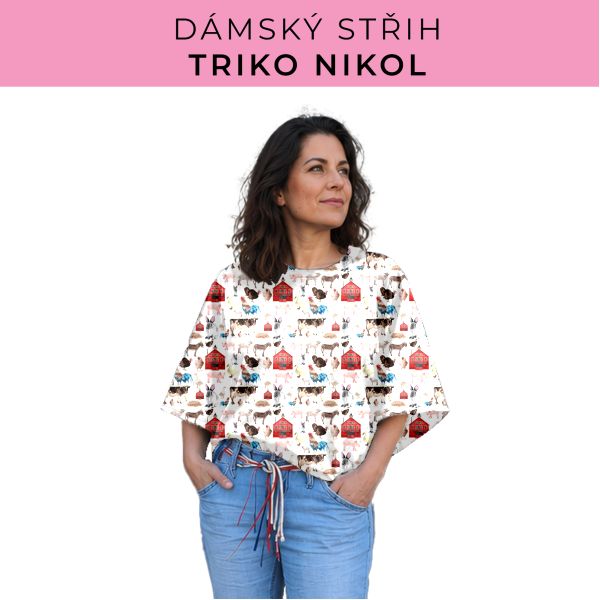 Dámský střih -  triko Nikol