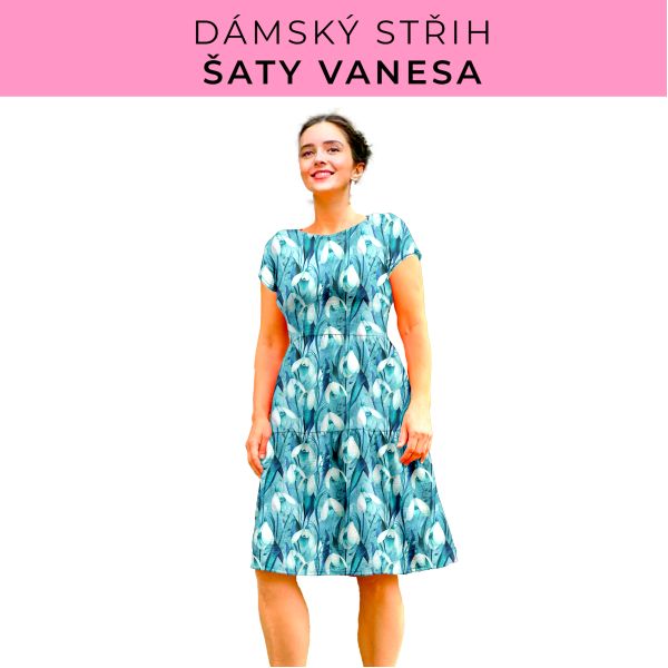 Dámský střih šaty Vanesa