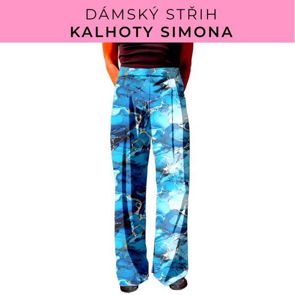 Dámský střih - kalhoty Simona