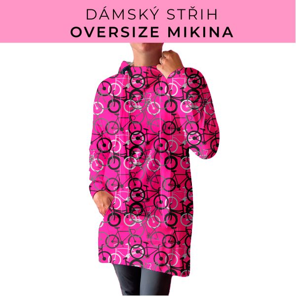 DÁMSKÝ střih - Oversize mikina