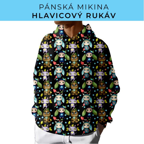 PÁNSKÝ střih - mikina s kapucí