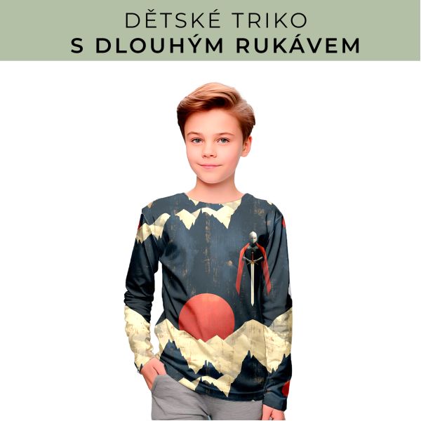 DĚTSKÝ střih - triko dlouhý rukáv