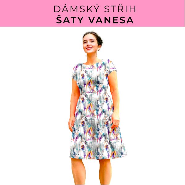 Dámský střih šaty Vanesa