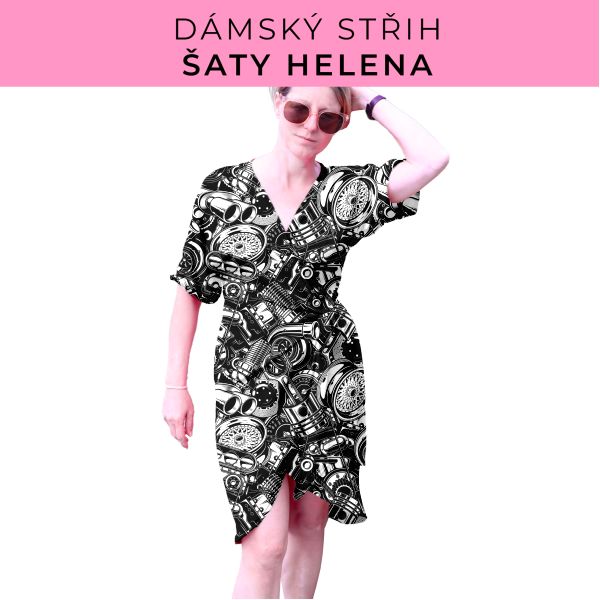 Dámský střih na šaty  Helena